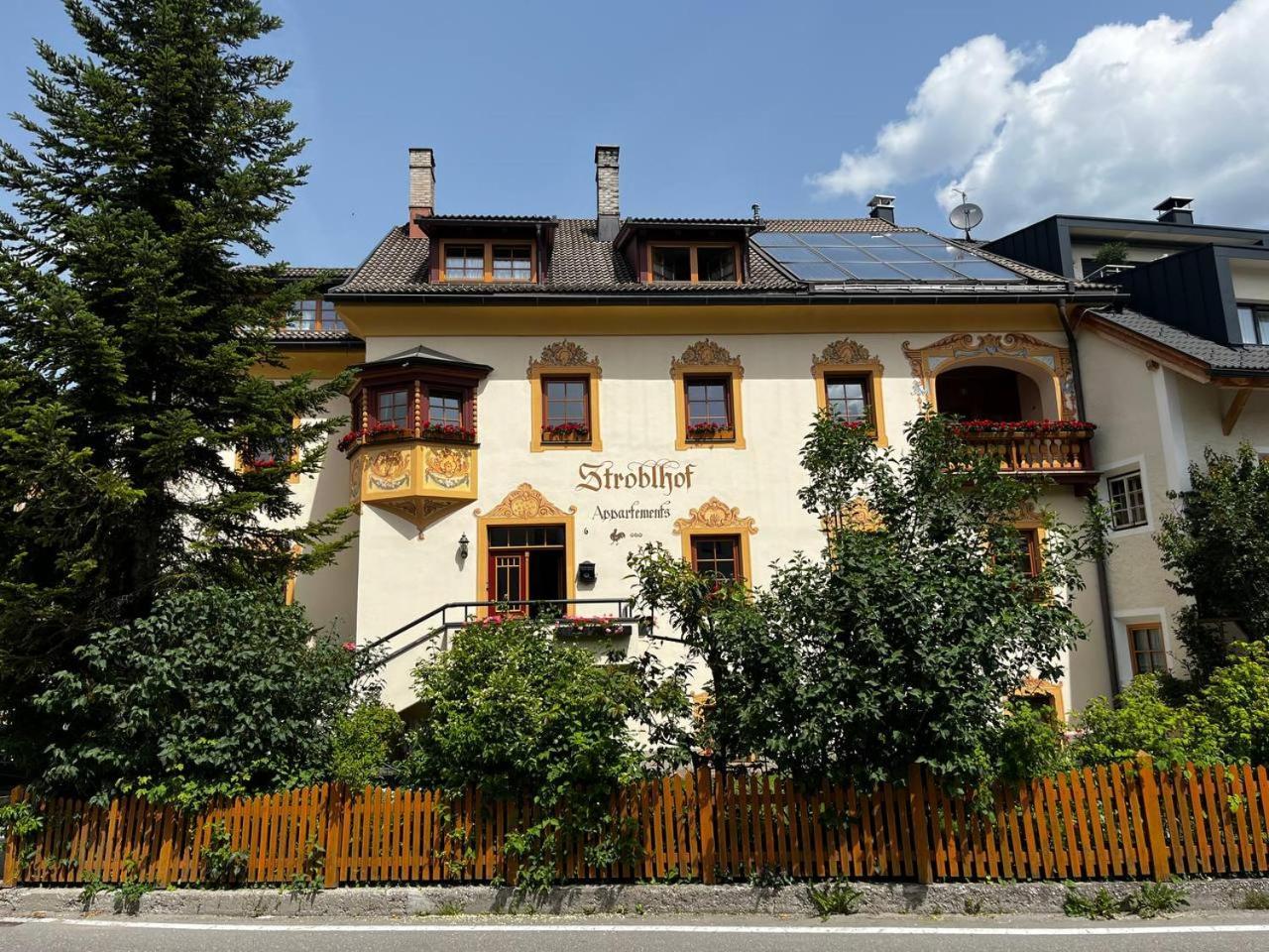 Stroblhof Toblach-Dobbiaco Exterior foto